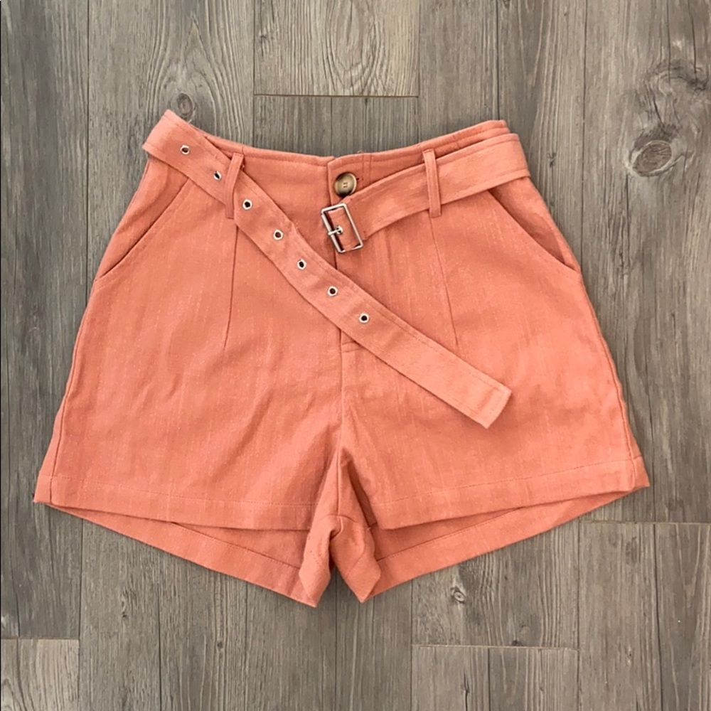 Vici Burnt Orange Loose Shorts - S